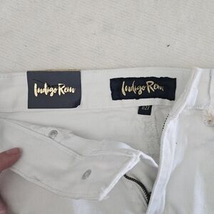 Indigo Rein white jean shorts